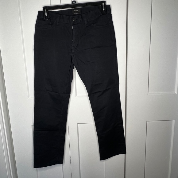 Theory Haydin Straight Slim Fit Button Fly Pants Men's Size 32 - Picture 1 of 7